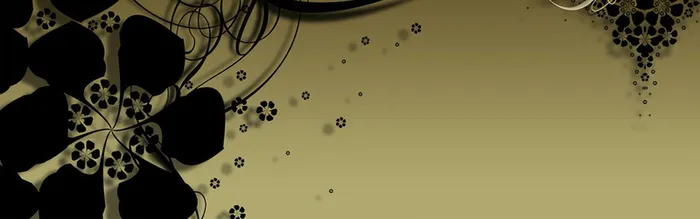 黑色花朵花纹背景高清