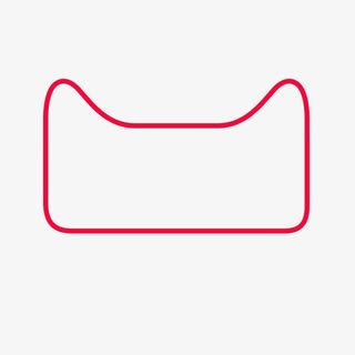 天猫造型红色边框免抠