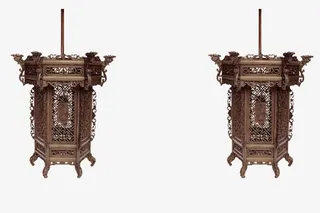 灯笼中国风素材漂浮古风素材免抠