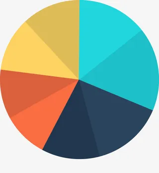 经济卡通数据图免抠