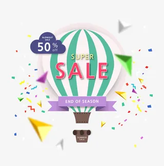 热气球免抠下载免抠