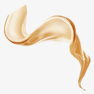 飘动的金色丝带丝绸免抠漂浮彩带元素