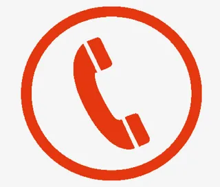 红色电话图标免抠图标元素