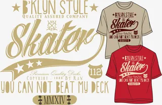 t恤图案矢量素材免抠