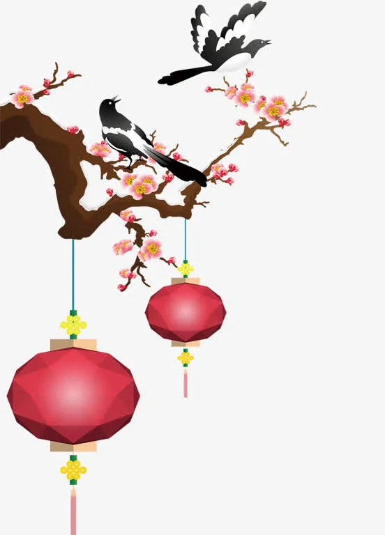 中国风梅花免抠