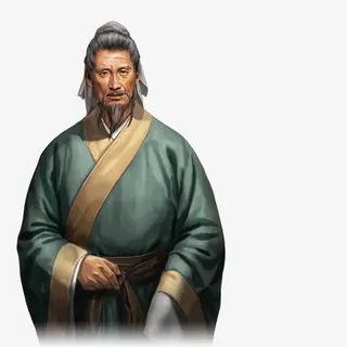 老人古风手绘男子免抠