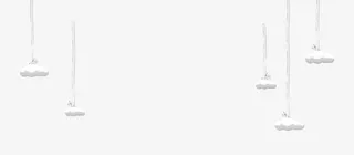 白色云朵装饰漂浮素材免抠