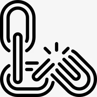 断开的链接图标免抠