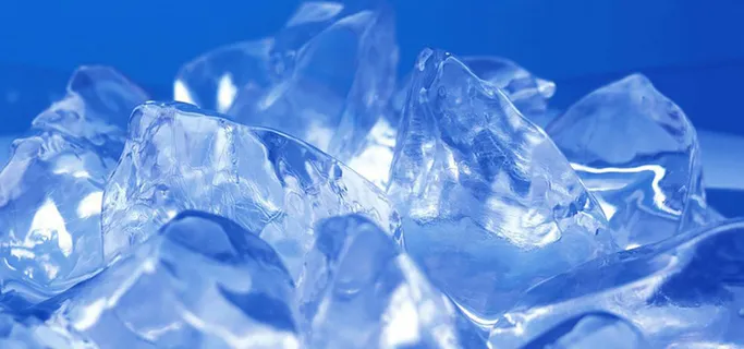 蓝色冰块背景高清