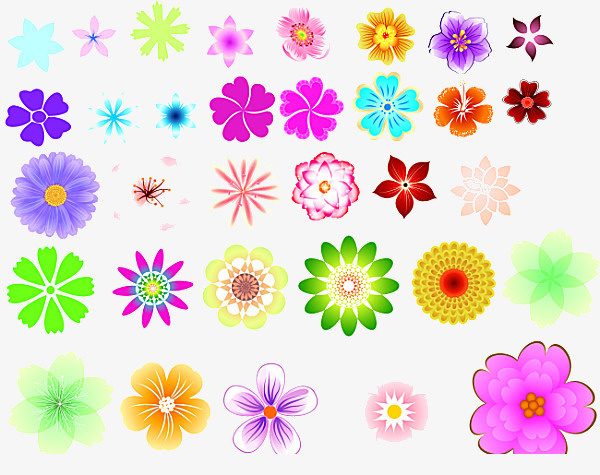 各种花朵免抠