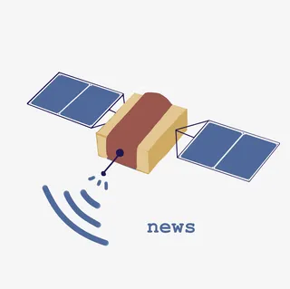 新闻卫星雷达系统免抠