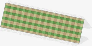 绿色格子清新纹理免抠