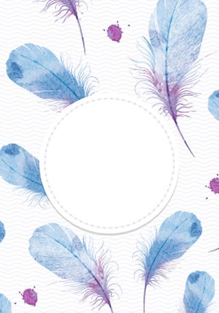 水墨羽毛宣传海报背景高清