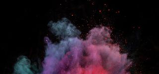 黑色粉末炫彩美妆背景高清