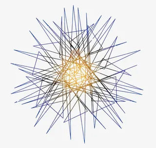 矢量光效线条花纹免抠