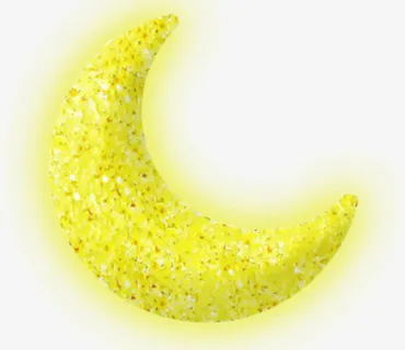 免抠漂浮质感月亮元素免抠