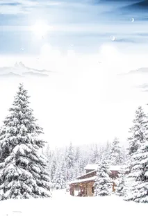 冬季大雪节气海报高清 冬季大雪节气海报高清