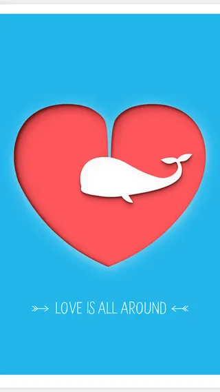 蓝色鲸鱼喷水背景图高清