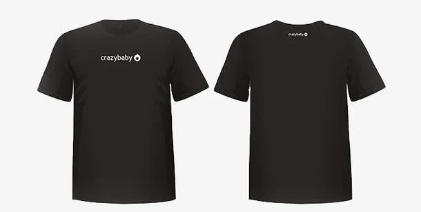 黑色简约白搭文化衫免抠