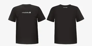 黑色简约白搭文化衫免抠