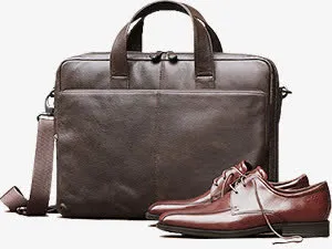 手提包皮鞋图片素材免抠