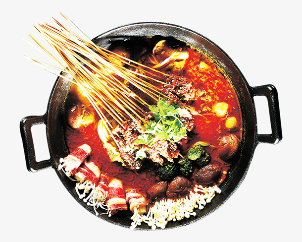火锅 串串香 串串免抠