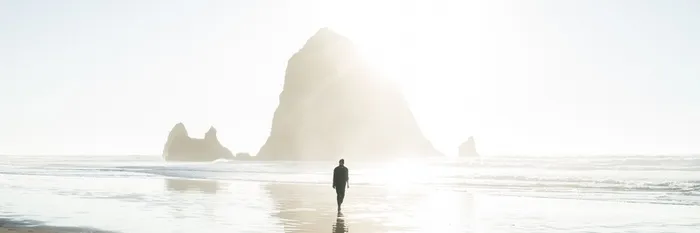 自然风光海边简约白色淘宝背景高清