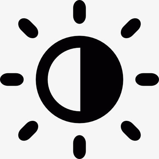屏幕亮度图标免抠
