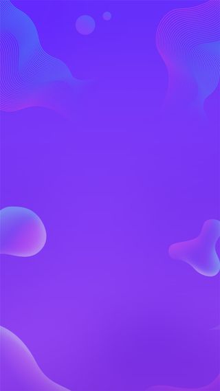 蓝紫色渐变花纹背景免抠