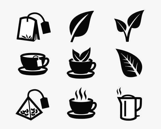 茶杯icon矢量素材免抠