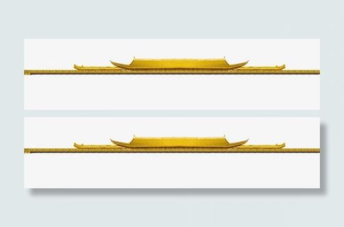 手绘古典图片古典矢量图 大殿房免抠