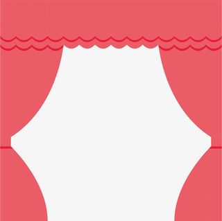 浪漫帘子活动帘子免抠