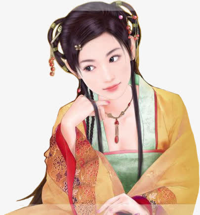 古代美女免抠