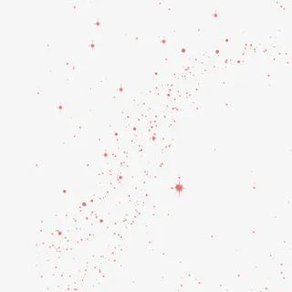 红色墨点漂浮素材免抠