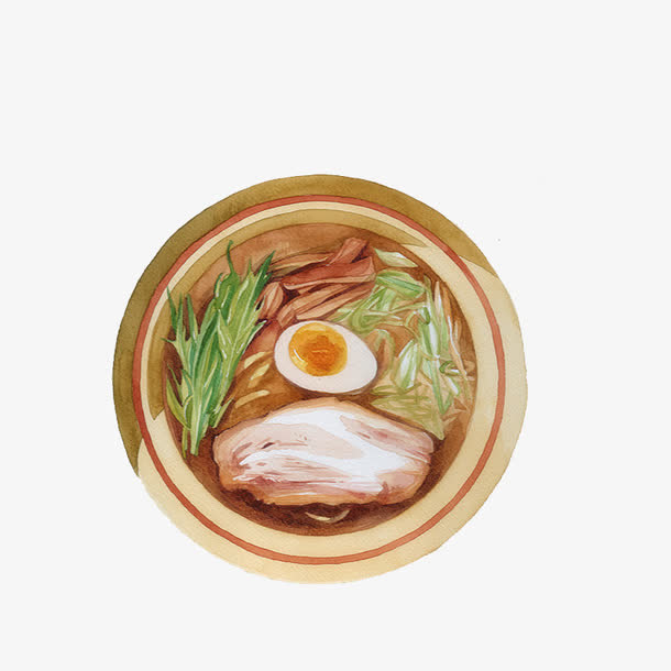 卡通手绘食物免抠
