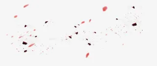 红色清新花瓣漂浮素材免抠