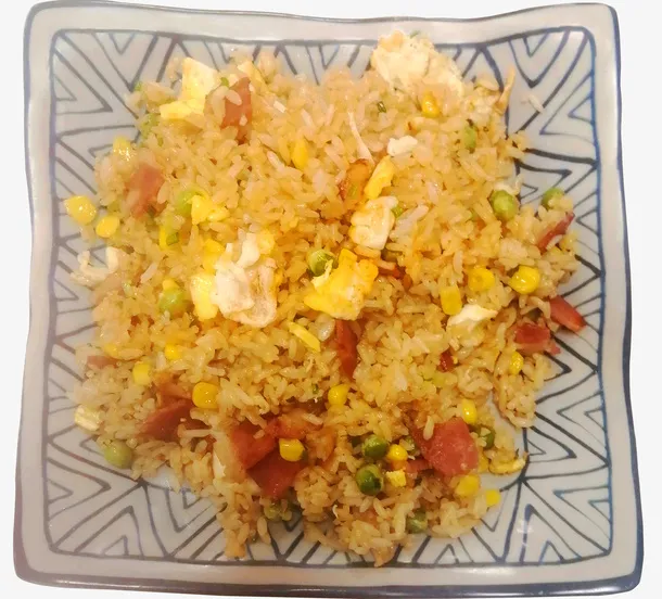 培根鸡蛋炒饭免抠