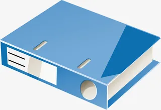 档案盒png矢量元素免抠