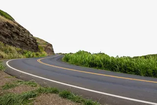 高山上的公路免抠
