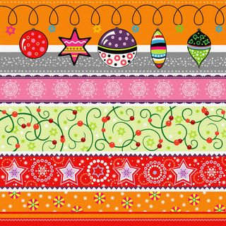 圣诞元素背景图案