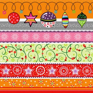 圣诞元素背景图案