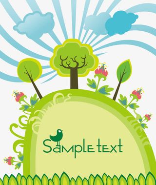 矢量儿童产品海报素材免抠