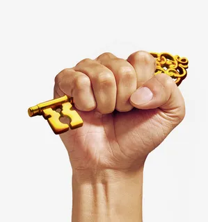 拿金钥匙的手免抠