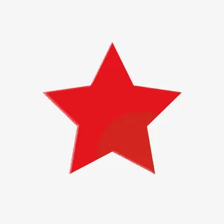 年红色五角星免抠