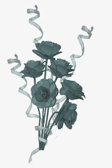 鲜花psd素材抽象鲜花免抠