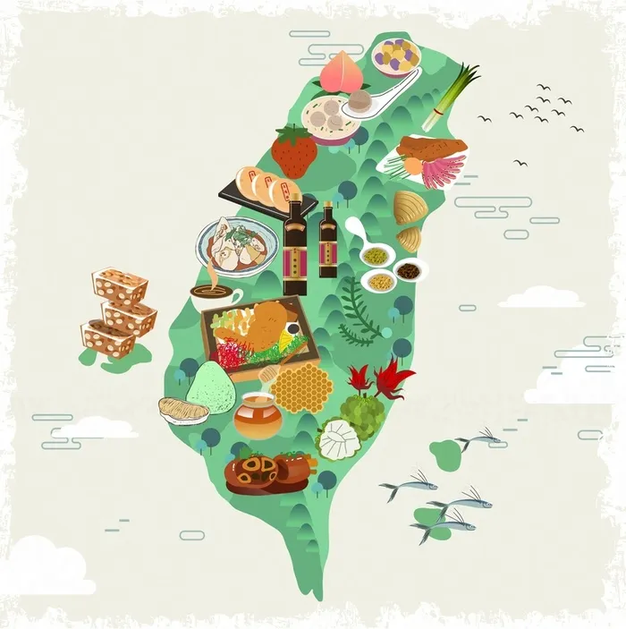 *旅行美食海报背景模板高清