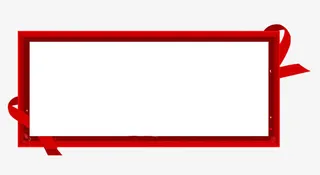 红色喜庆节日边框素材免抠