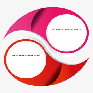 旋转分类标签免抠