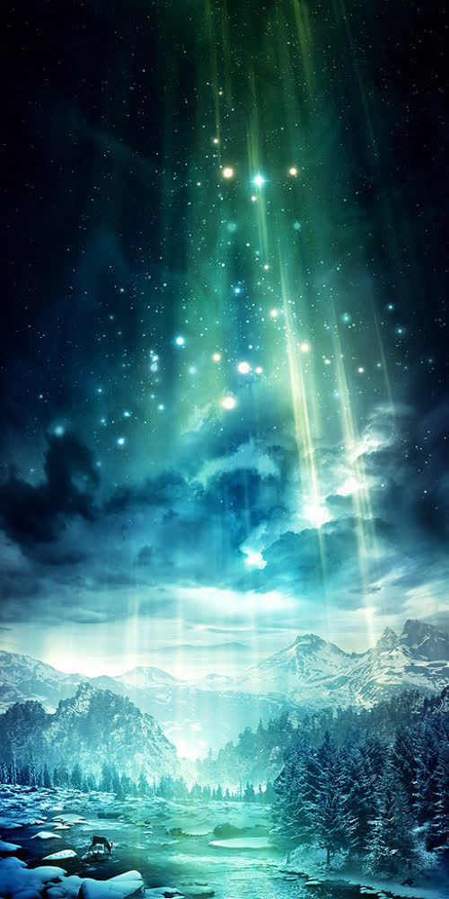 梦幻光斑绚丽彩色免抠