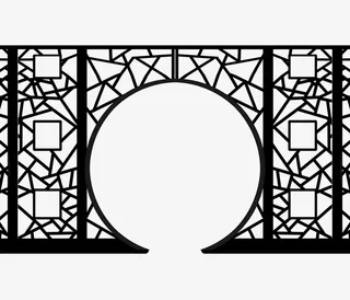 经典创意窗户样式设计装饰免抠